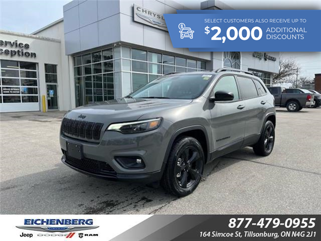 2022 Jeep Cherokee Altitude (Stk: 22-455) in Tillsonburg - Image 1 of 11