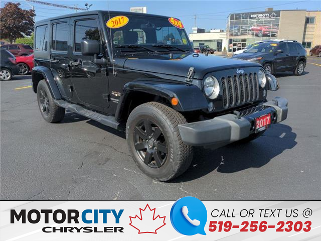 2017 Jeep Wrangler Unlimited Sahara (Stk: 230198A) in Windsor - Image 1 of 15