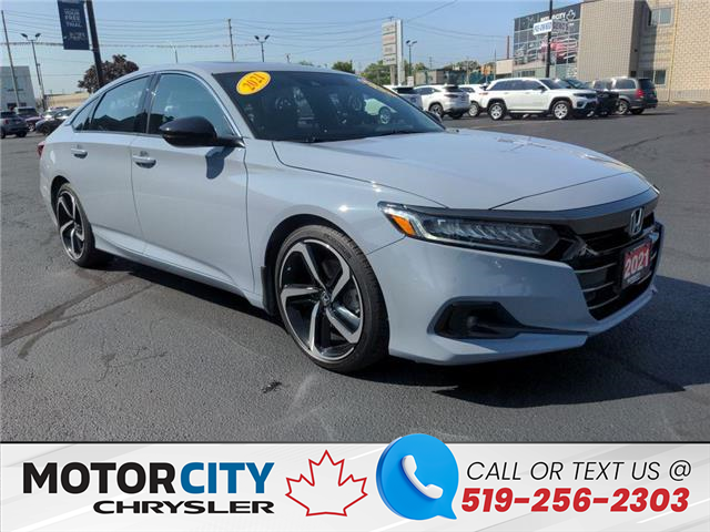 2021 Honda Accord Sport 1.5T (Stk: 46553A) in Windsor - Image 1 of 16