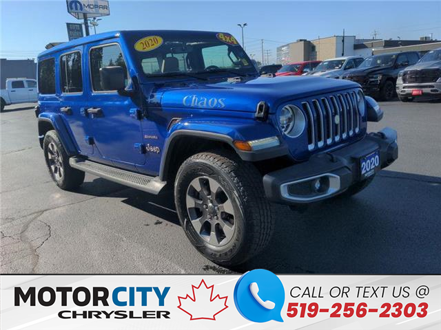 2020 Jeep Wrangler Unlimited Sahara (Stk: 230448A) in Windsor - Image 1 of 17