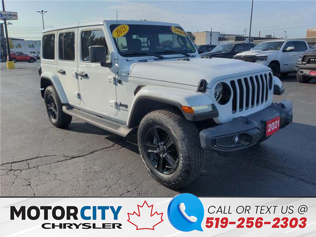 2021 Jeep Wrangler Unlimited Sahara (Stk: 240071A) in Windsor - Image 1 of 16
