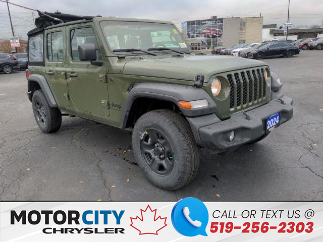 2024 Jeep Wrangler Sport (Stk: 240138) in Windsor - Image 1 of 23