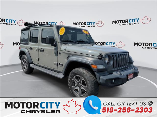 2020 Jeep Wrangler Unlimited Sport (Stk: 240499A) in Windsor - Image 1 of 18