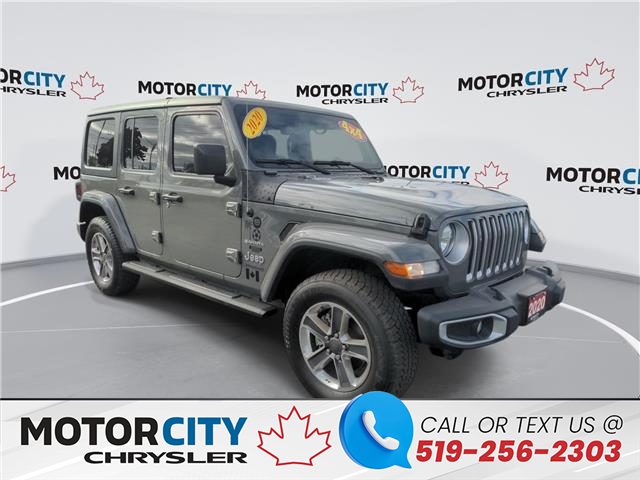 2020 Jeep Wrangler Unlimited Sahara (Stk: 240051A) in Windsor - Image 1 of 18