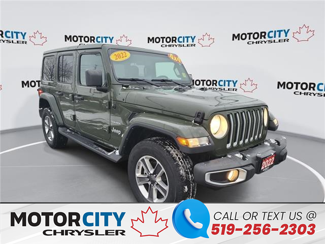 2022 Jeep Wrangler Unlimited Sahara (Stk: 250155A) in Windsor - Image 1 of 19
