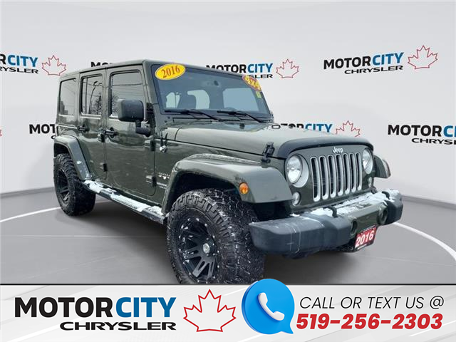 2016 Jeep Wrangler Unlimited Sahara (Stk: 260184A) in Windsor - Image 1 of 18
