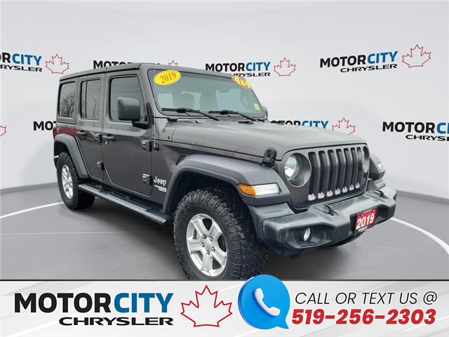 2019 Jeep Wrangler Unlimited Sport (Stk: 250122A) in Windsor - Image 1 of 19