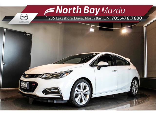 2018 Chevrolet Cruze Premier Auto (Stk: U7225) in North Bay - Image 1 of 30