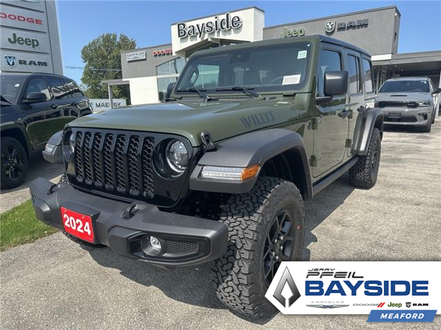 2024 Jeep Wrangler Sport (Stk: 24001) in Meaford - Image 1 of 13