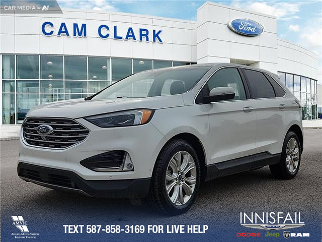 2020 Ford Edge Titanium (Stk: U37390) in Red Deer - Image 1 of 25