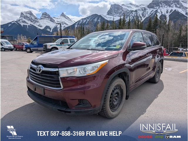 2015 Toyota Highlander LE (Stk: P1381) in Canmore - Image 1 of 1