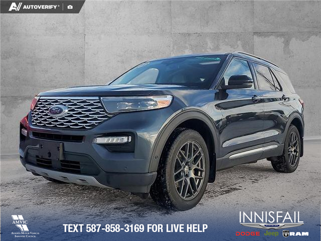 2022 Ford Explorer Platinum (Stk: U37895) in Red Deer - Image 1 of 25