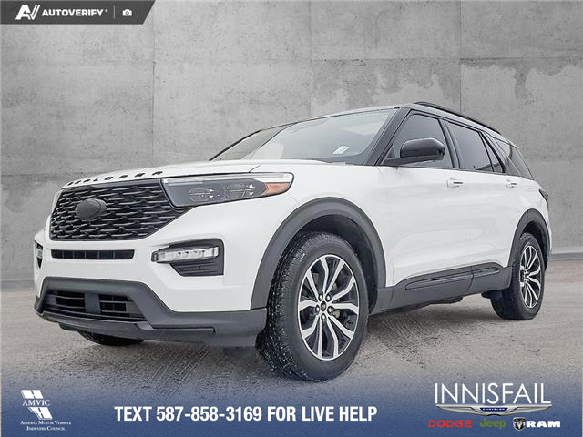 2022 Ford Explorer ST-Line (Stk: U38028) in Red Deer - Image 1 of 25