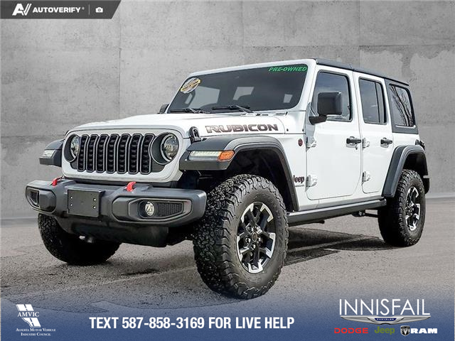 2024 Jeep Wrangler Rubicon (Stk: U38037) in Red Deer - Image 1 of 24