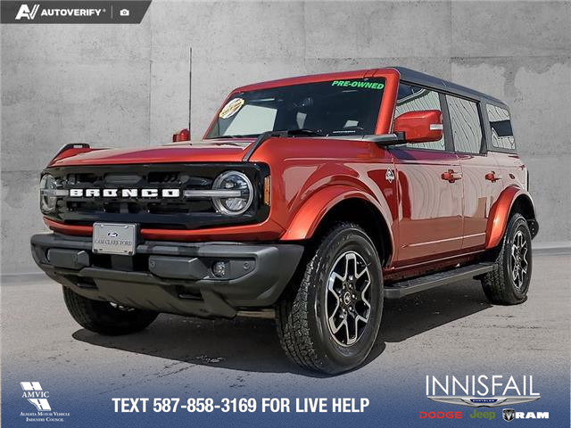 2024 Ford Bronco Outer Banks (Stk: U38070) in Red Deer - Image 1 of 25