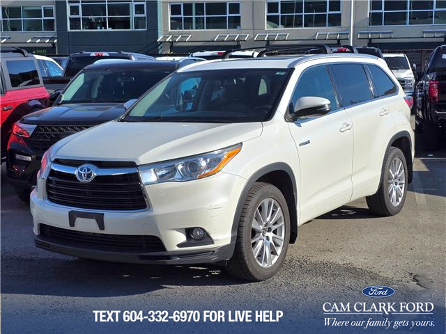 2016 Toyota Highlander Hybrid XLE (Stk: P13584A) in North Vancouver - Image 1 of 5
