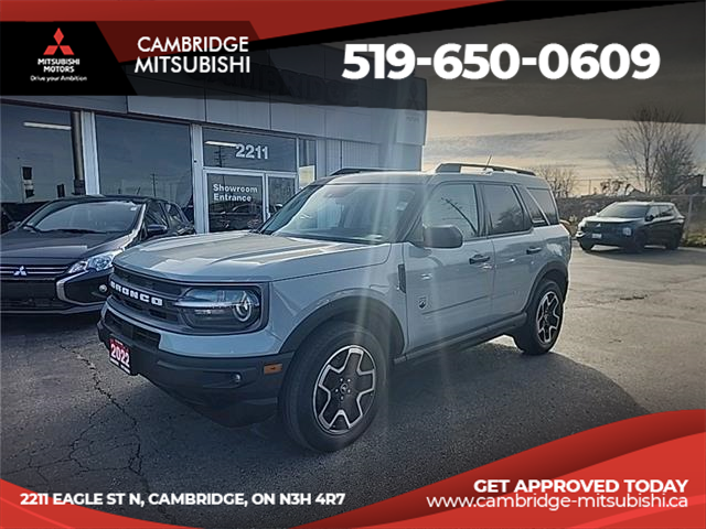2022 Ford Bronco Sport Big Bend (Stk: U3283) in Cambridge - Image 1 of 33