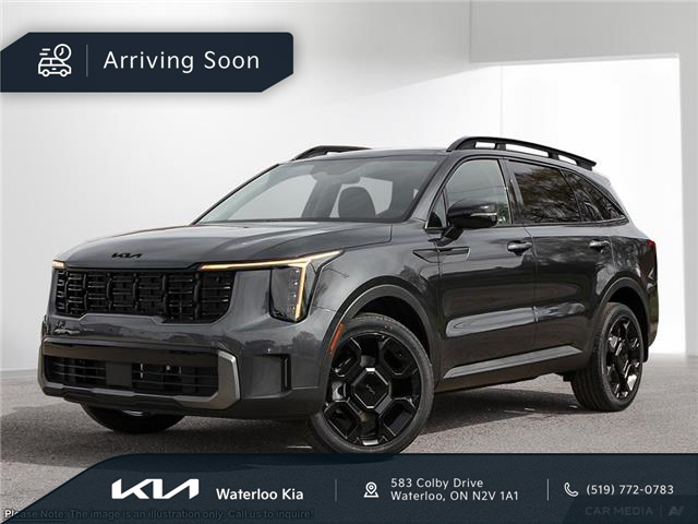 2025 Kia Sorento 2.5T X-Line (Stk: INCOMING 25469) in Waterloo - Image 1 of 26
