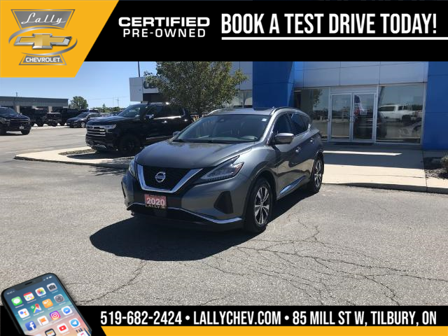 2020 Nissan Murano SV (Stk: R03254) in Tilbury - Image 1 of 26