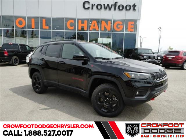 2023 Jeep Compass Trailhawk (Stk: J23518) in Calgary - Image 1 of 26