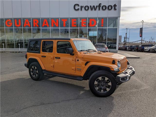 2018 Jeep Wrangler Unlimited Sahara (Stk: J23302A) in Calgary - Image 1 of 25