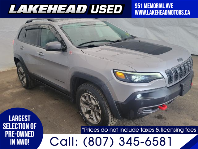 2021 Jeep Cherokee Trailhawk (Stk: 2310871) in Thunder Bay - Image 1 of 23