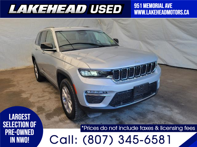 2022 Jeep Grand Cherokee Limited (Stk: U3698) in Thunder Bay - Image 1 of 35