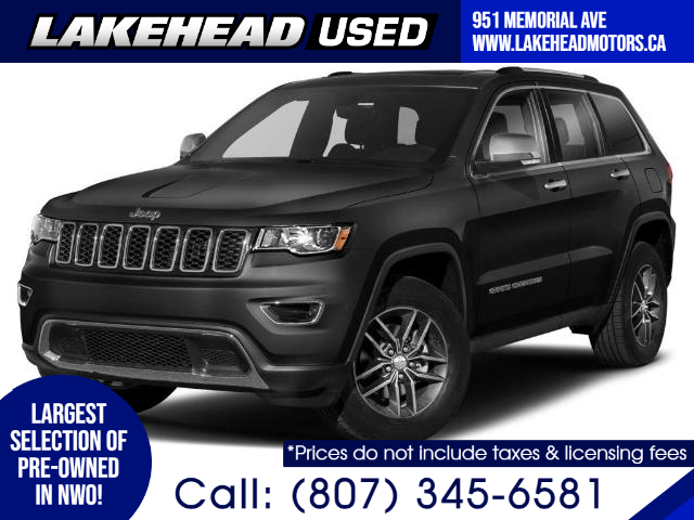 2018 Jeep Grand Cherokee Limited (Stk: IU3724) in Thunder Bay - Image 1 of 9