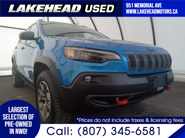 2020 Jeep Cherokee Trailhawk (Stk: 19424AO) in Thunder Bay - Image 1 of 9
