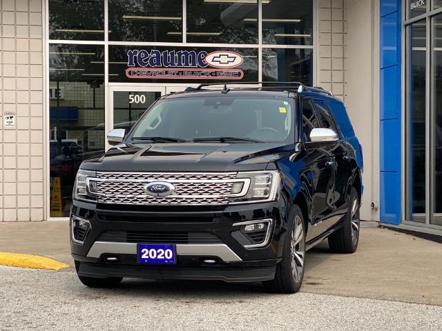 2020 Ford Expedition Max Platinum (Stk: 23-0404A) in LaSalle - Image 1 of 27