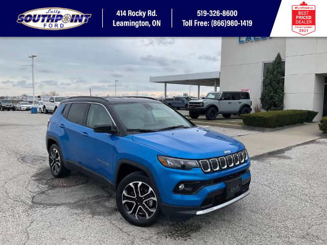 2022 Jeep Compass Limited (Stk: S11256R) in Leamington - Image 1 of 31