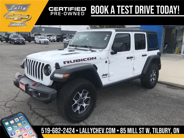2020 Jeep Wrangler Unlimited Rubicon (Stk: R03256) in Tilbury - Image 1 of 19