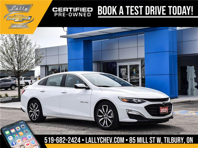 2021 Chevrolet Malibu RS (Stk: LCEQ00337A) in Tilbury - Image 1 of 25