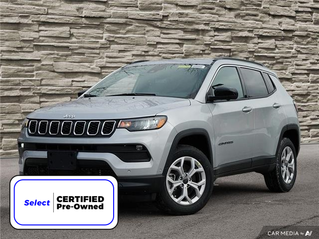 2025 Jeep Compass North Silver with 10km at $39,999