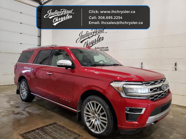 2022 Ford Expedition Max Platinum (Stk: 18423A) in Indian Head - Image 1 of 63