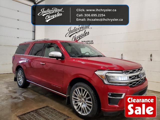 2022 Ford Expedition Max Platinum (Stk: 18423A) in Indian Head - Image 1 of 63