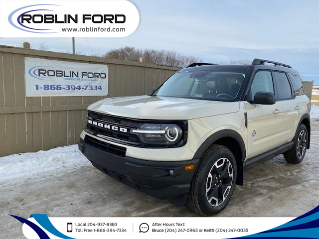 2024 Ford Bronco Sport Outer Banks (Stk: 8823) in Roblin - Image 1 of 26