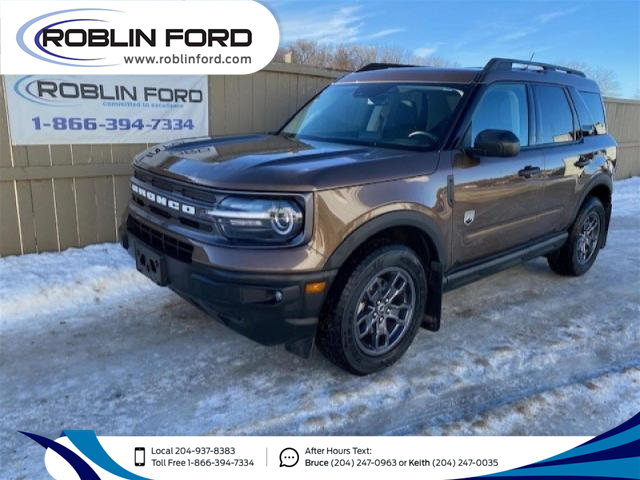 2022 Ford Bronco Sport Big Bend (Stk: F57F3V) in Roblin - Image 1 of 25