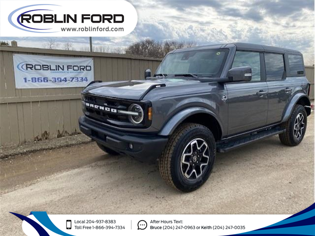 2024 Ford Bronco Outer Banks (Stk: 8879) in Roblin - Image 1 of 25