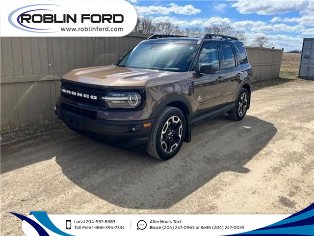 2022 Ford Bronco Sport Outer Banks (Stk: F65T7C) in Roblin - Image 1 of 23
