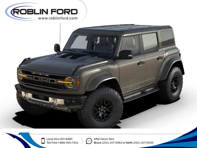 2025 Ford Bronco Raptor (Stk: 9254) in Roblin - Image 1 of 7 2025 Ford Bronco Raptor (Stk: 9254) in Roblin - Image 1 of 7
