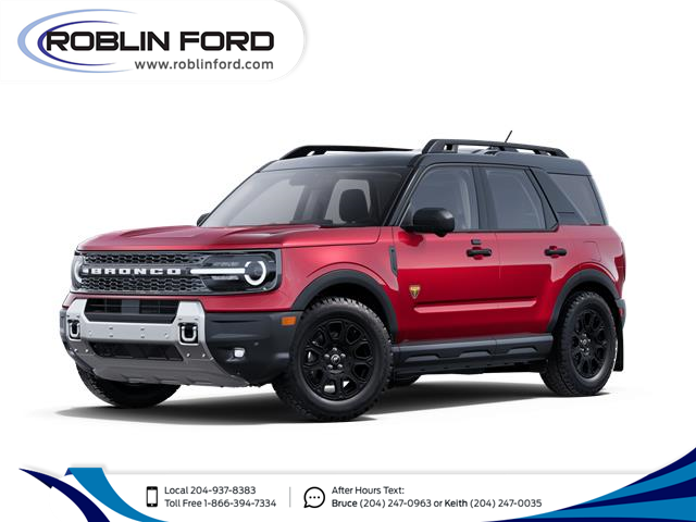 2025 Ford Bronco Sport Badlands (Stk: 9317) in Roblin - Image 1 of 7