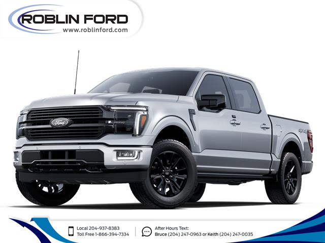 2025 Ford F-150 Platinum (Stk: 9307) in Roblin - Image 1 of 7