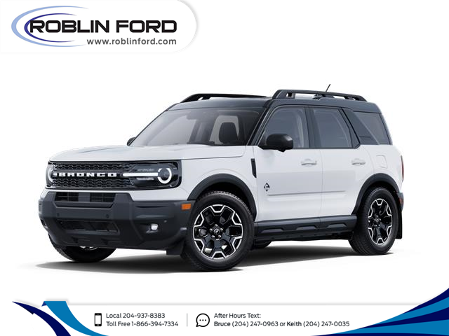 2025 Ford Bronco Sport Outer Banks (Stk: 9311) in Roblin - Image 1 of 7