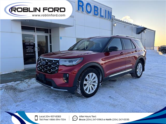 2025 Ford Explorer Platinum (Stk: F7CHHG) in Roblin - Image 2 of 3