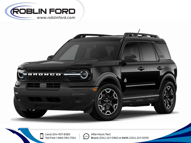 2026 Ford Bronco Sport Outer Banks (Stk: 0411261) in Roblin - Image 1 of 7