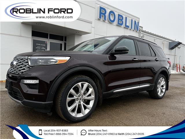 2023 Ford Explorer Platinum (Stk: F7FNRP) in Roblin - Image 2 of 4