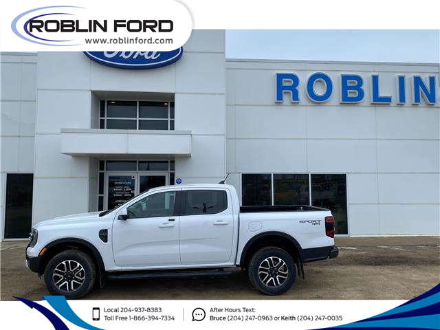 2026 Ford Ranger Lariat (Stk: 0316262) in Roblin - Image 1 of 2