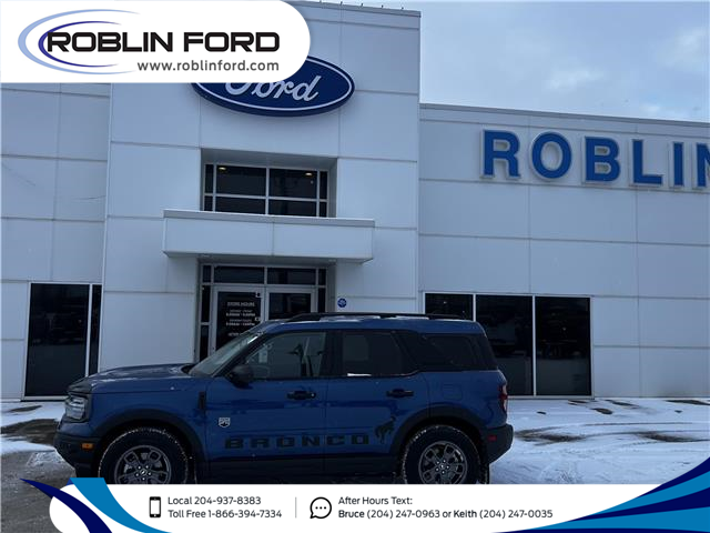2024 Ford Bronco Sport Big Bend (Stk: F7H82E) in Roblin - Image 1 of 3