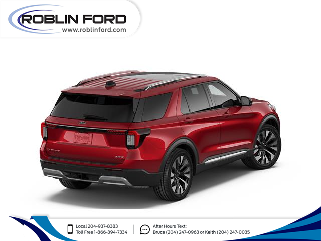 2026 Ford Explorer Platinum (Stk: 0604261) in Roblin - Image 3 of 7
